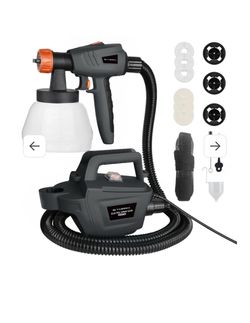 Tilswall Paint Sprayer, 800W HVLP Electric Spray Paint Gun