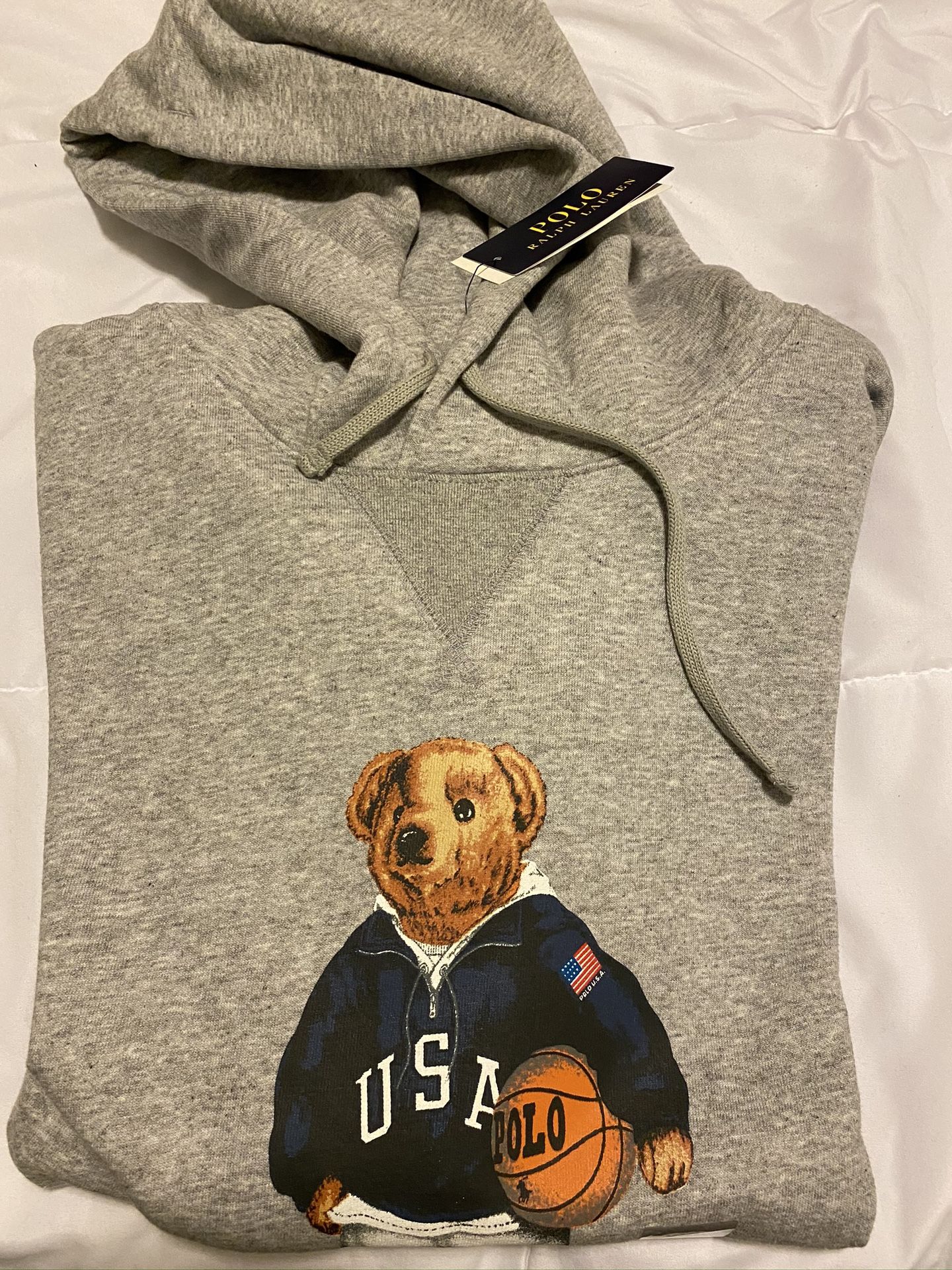POLO BEAR HOODY NEW WITH TAGS $95