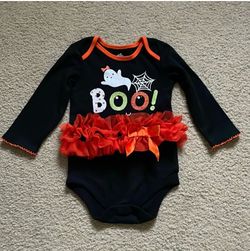 Halloween Baby Girls Outfit .