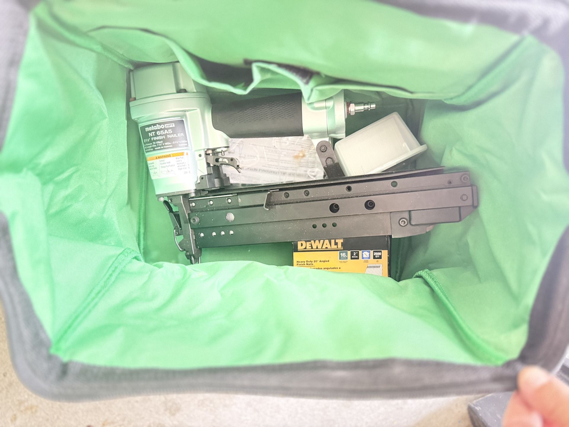 16 Gauge Metabo Finish Nail Gun