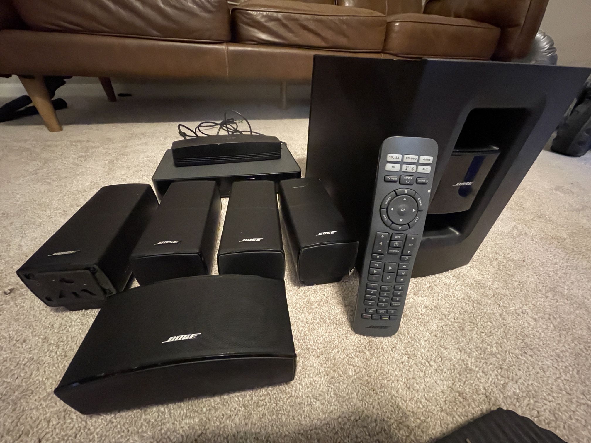 pad Il Rosefarve Bose Cinemate 520 Surround Sound System for Sale in Spring, TX - OfferUp
