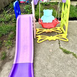 USED Toddler Slide and Swing