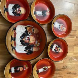 Family dinner Bowl and serving bowls