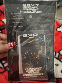 EXO Don't Fight The Feeling Ticket & Deco Sticker Set PHOTOCARD NOT INCLUDED!!!!