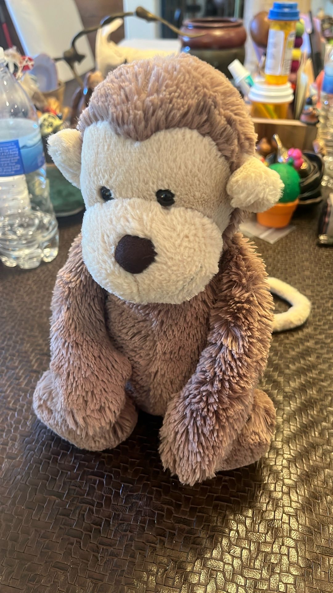 Jellycat Bashful Monkey Plush Brown Tan 12" Stuffed Animal Chimpanzee