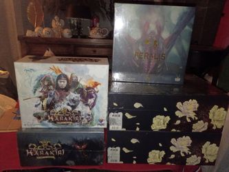Hirakiri; " Wrath of the Gods" / "Blades of Honor" / "Emperor's  Legacey" (×2) &  Feralis ( Core Set )