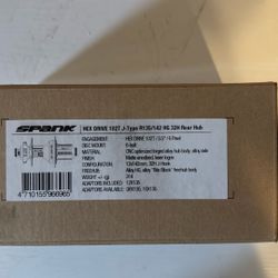 Spank Rear Hub Hex Drive J-type R135/142 HG 32H