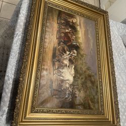 “The Horse Fair” Framed 