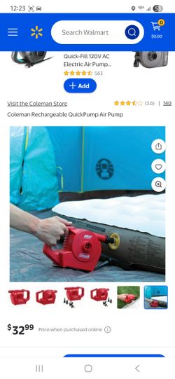Rechargeable Quickpump Air Pump Coleman