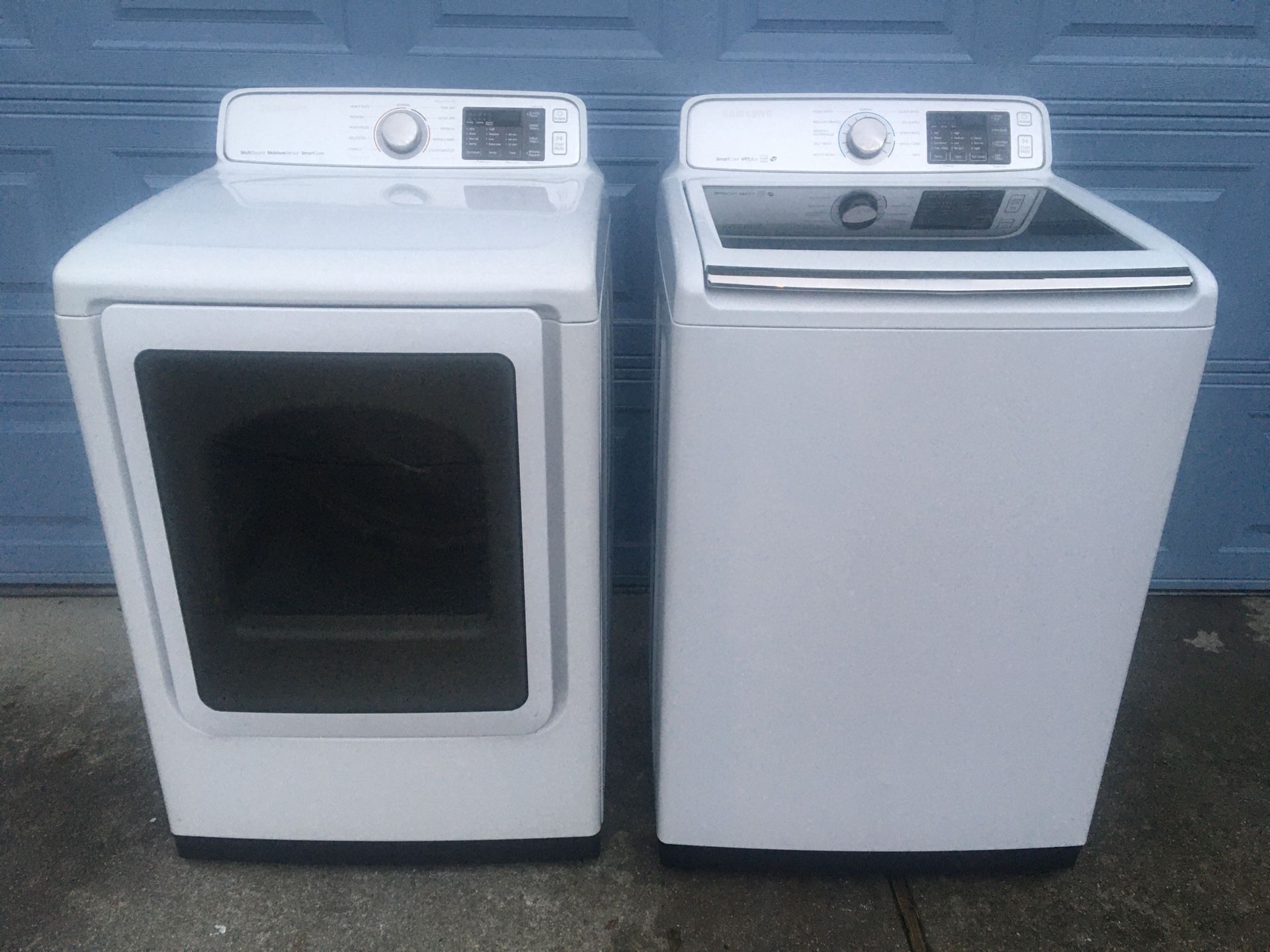 SAMSUNG SUPER CAPACITY WASHER AND DRYER