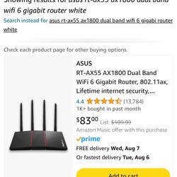 Brand New Wi-Fi Six Router