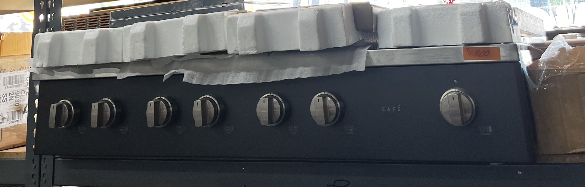 NEW GE Café 48” Matte Black Gas RangeTop 