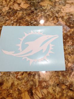 Dolphins vinyl decal