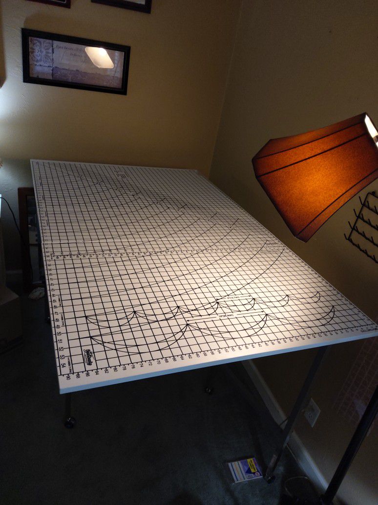 Cutting Table With Grid Brand New Never Used. $175 Firm