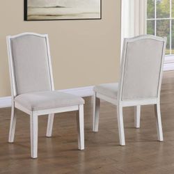 2 dinner chairs