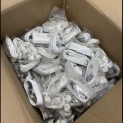 Samsung Wired Headphones and Micro-USB Charger Cables , New - WHOLESALE BULK LOT