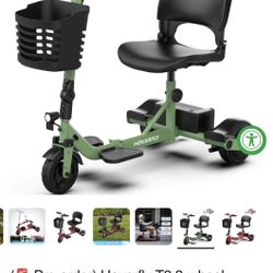 Hoverfly T3 3-wheel Foldable Mobility Scooter for Seniors  Brand: HOVERFLY  Model: T3  Manufacture Date: 06/17/2025  Max Speed: 3.75mph  Max Load Weig