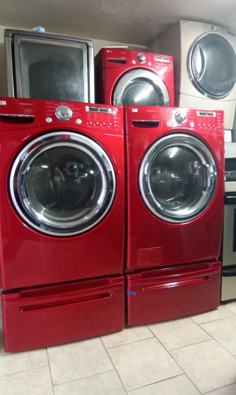 Washer And Gas Dryer. 
