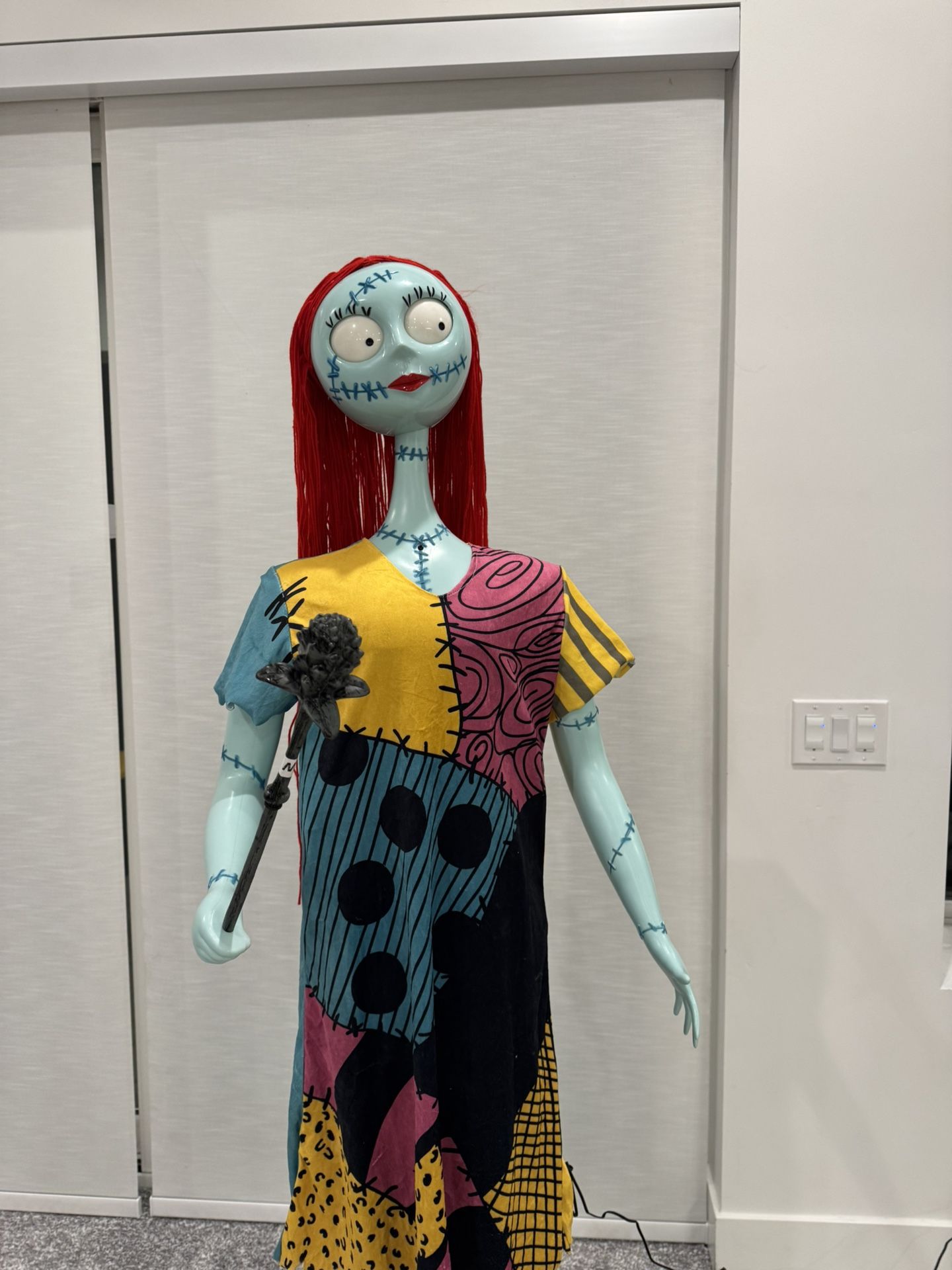 Disney Life Size 6ft Singing Sally Prop- Sings & Moves Head