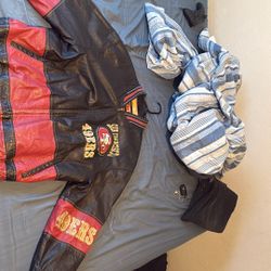 49ers Bomber Jacket 1990s LG