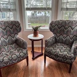 2 Beautiful Wingback Chairs