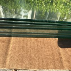 10 Glass Shelves. Only $39 Need gone today.