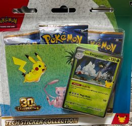 Pokémon 30th Celebration Tech Sticker Collection
