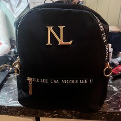 Nicole Lee USA Bag - Brand New With tags - Black w Pink Interior. Secondary Bag Included .
