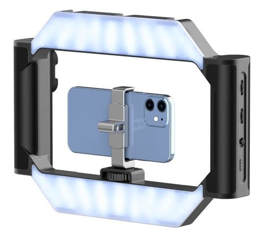 ULANZI RIG DE VIDEO PARA SMARTPHONE CON LUZ/ULANZI SMARTPHONE VIDEO RIG WITH LIGHT