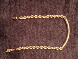 7 Inch Solid Gold Bracelet
