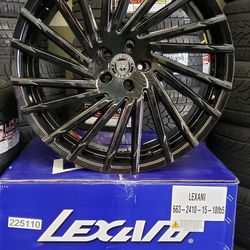 CREDITO FACIL 24" INCH LEXANI WRAITH WHEELS AND TIRES EASY FINANCING AVAILABLE