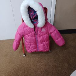 Beautiful  Girl Jacket  Color Pink Size #4  London Fog