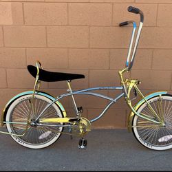 20" Lowrider Chrome/Gold Complete Bike $799 firm