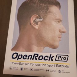 Beige OpenRock Pro Earbuds