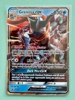 Greninja GX - Pokemon Sun and Moon card