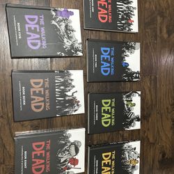 The Walking Dead Hardcover Books One Two Three Four Five Seven Eight