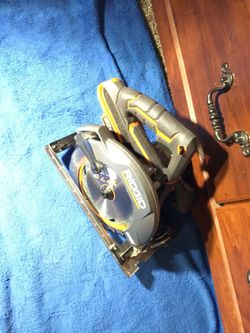 Ridgid 18V Brushless Cordless Circular Saw!! 7 1/4” 💥💥. Only 45 tomorrow (Sun) Only ☀️☀️🏆👍🏽