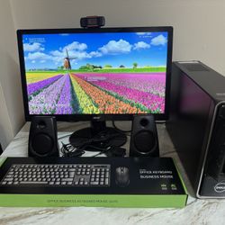 Dell Inspiron 660S Complete Home PC bundle (PC + Monitor + Speakers + Webcam + KB, MS)
