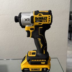 DEWALT 20V MAX XR Cordless Brushless 1/4 in. 3-Speed Impact Driver (Tool With Battery