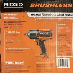 18v Brushless 4-mode 1/2 in-high torque impact  wrench kit