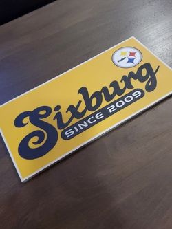 Pittsburgh Steelers License Plate