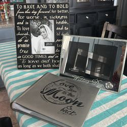 NEW Wedding Book&Frames