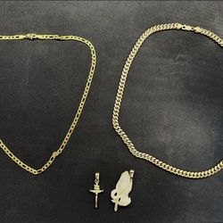 14k Gold Plated Chains&Pendants