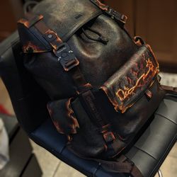 Dior Cactus Jack Backpack Customized Burning  Embers