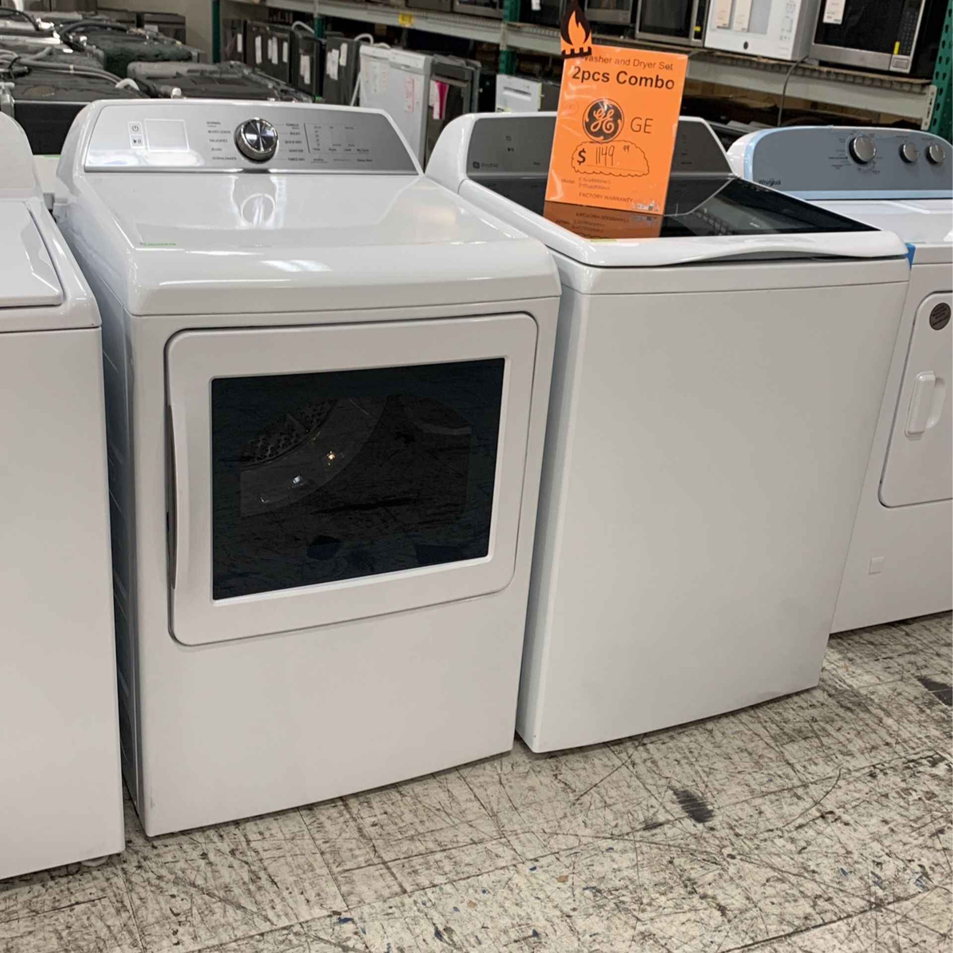 GE Profile Washer And Dryer Set Gas