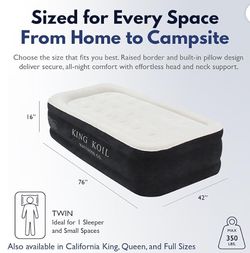 King Koil Twin Air Mattress