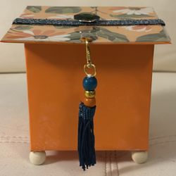 Mod-Floral & Orange Gift Box