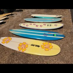 Surfboards And Leashes They Range From $10 To $350