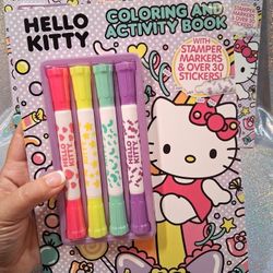 New Hello Kitty Coloring & Activity Books with Stamp Markers & Stickers - $4 Each