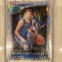 2018 Luka Doncic Rated Rookie basketball card NBA - sports card